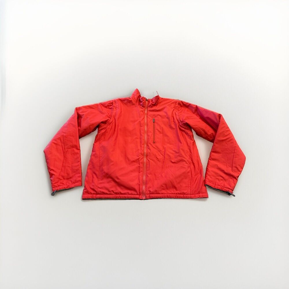 Vintage Nike ACG Womens Red Gray Reversible Full Zip 2 in 1 Jacket Size M 8-10